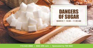 Dangers of Sugar @ The MAC - Manitowish Waters Athletic Club | Manitowish Waters | Wisconsin | United States